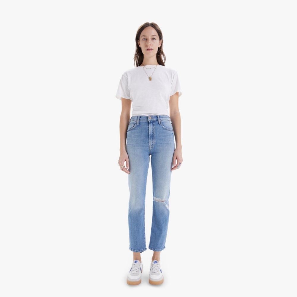 MOTHER DENIM HIGH WAISTED RIDER KISS AND MAKE UP AGAIN SIZE 23